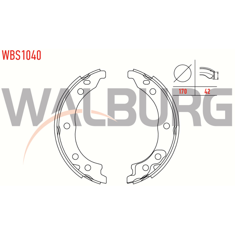 EL Fren Balata Fiat Ducato, Peugeot Boxer, Citroen Jumper Y.M - WALBURG