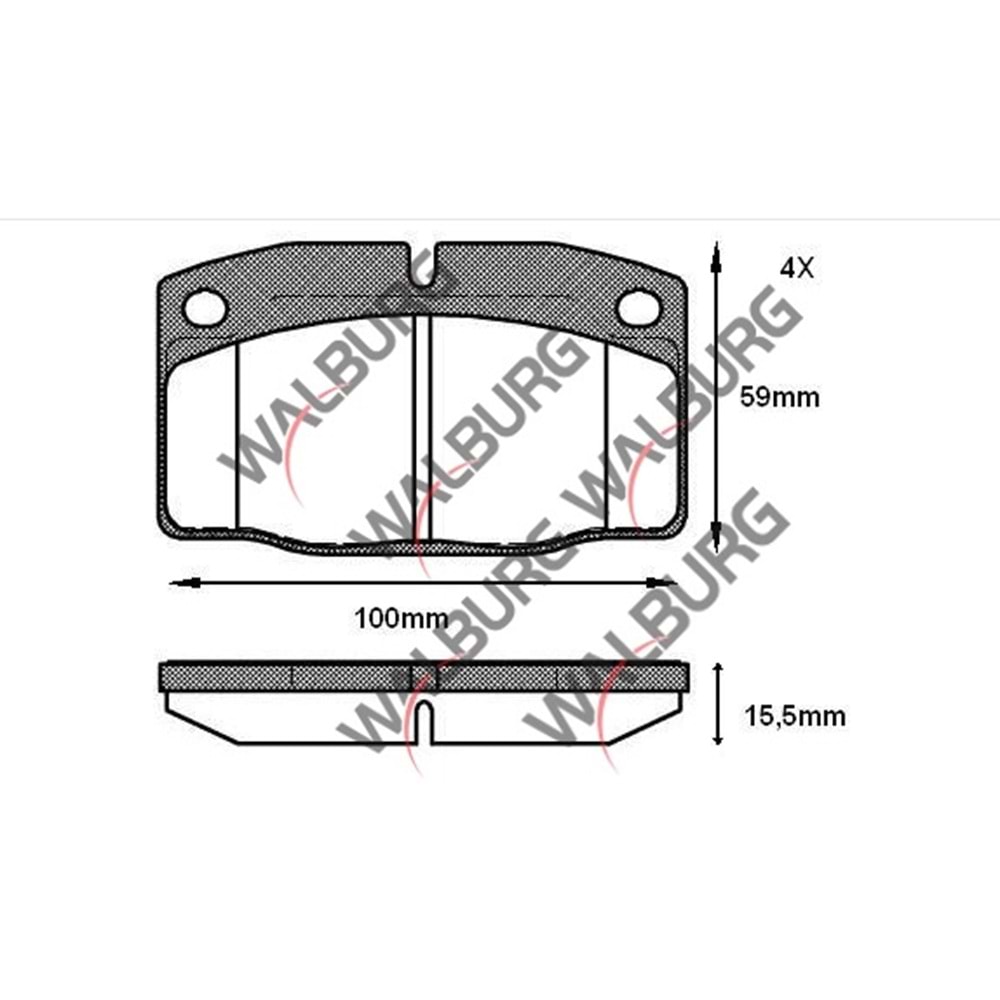 Disk Balata Opel Vectra A 1.4 Ön -