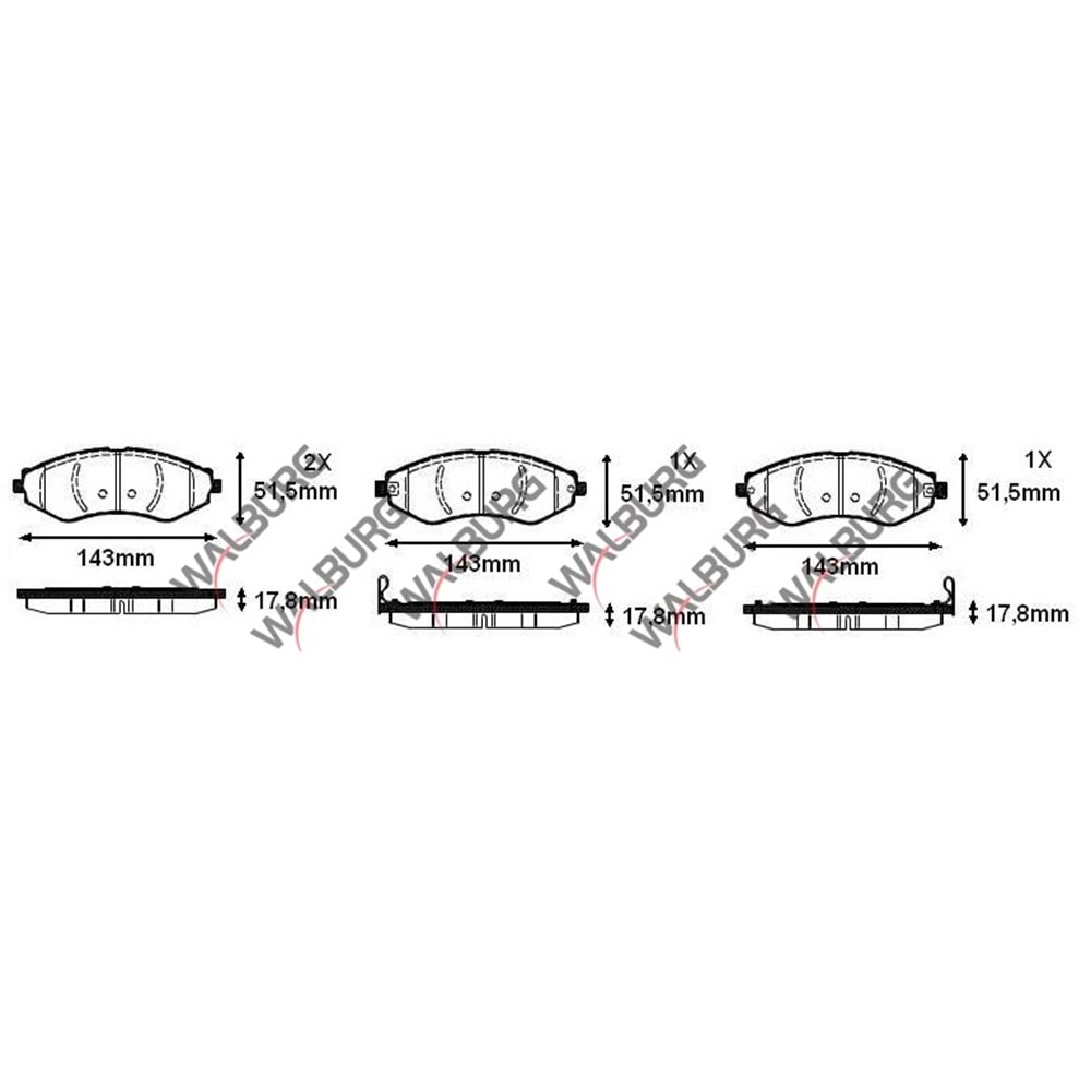 Disk Balata Chevrolet Lacetti, Daiwoo REZZO, Nubira Ön -