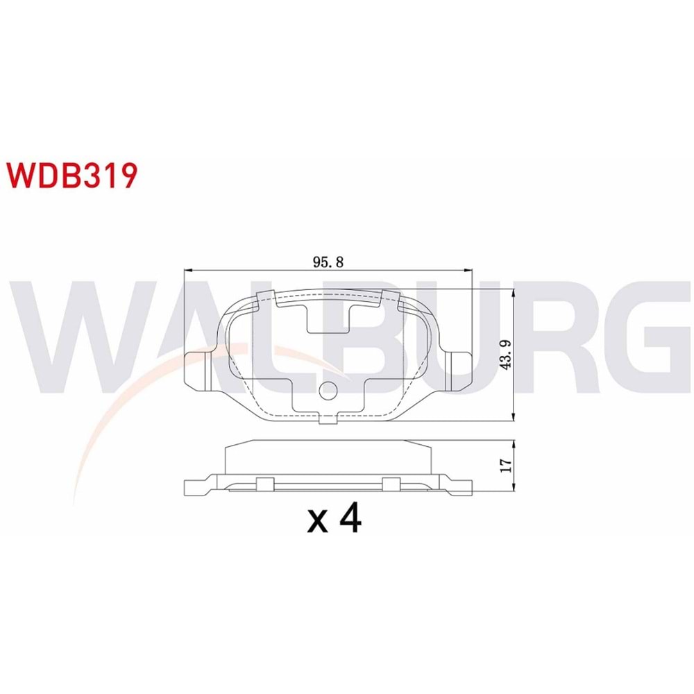 Disk Balata Fiat Punto Arka -
