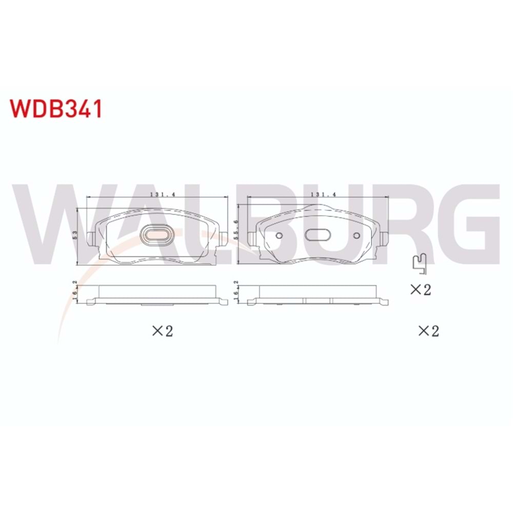 Disk Balata Opel Corsa C Ön -