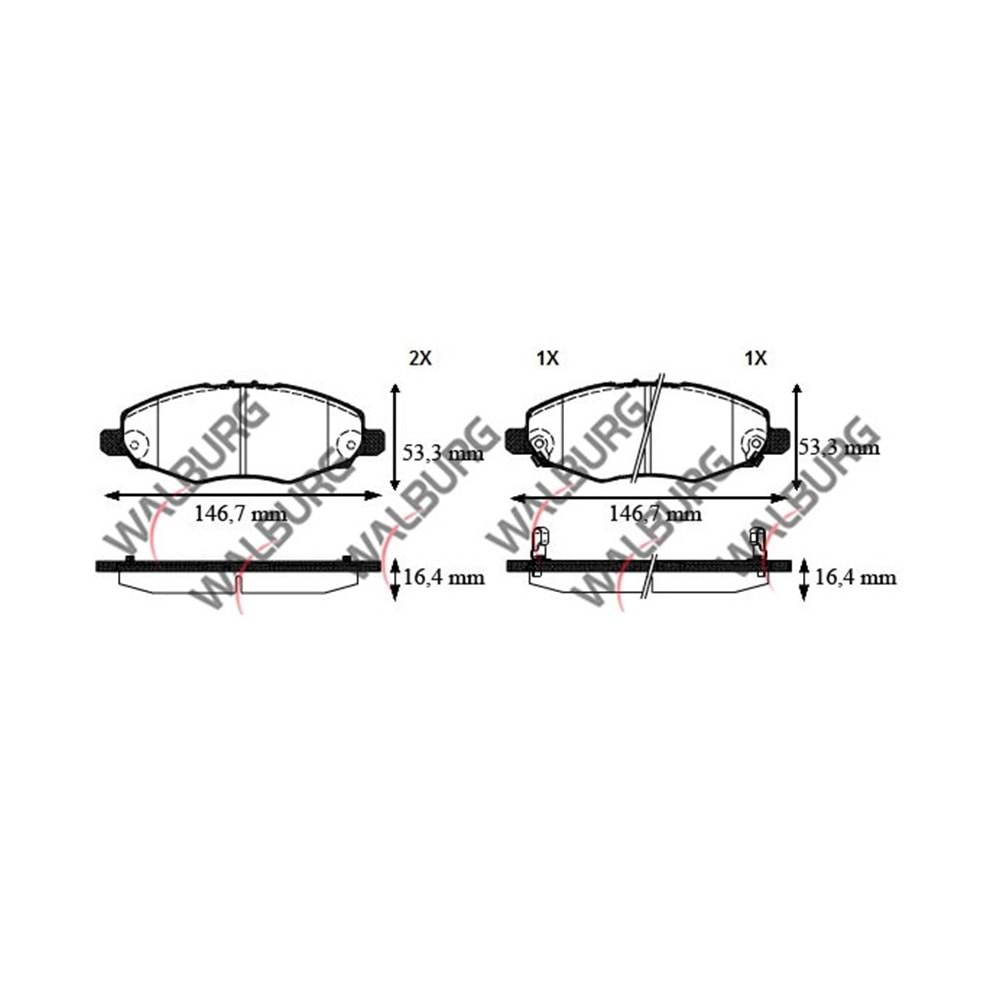 Disk Balata Toyota Hı-Lux VII Pick-Up Ön -