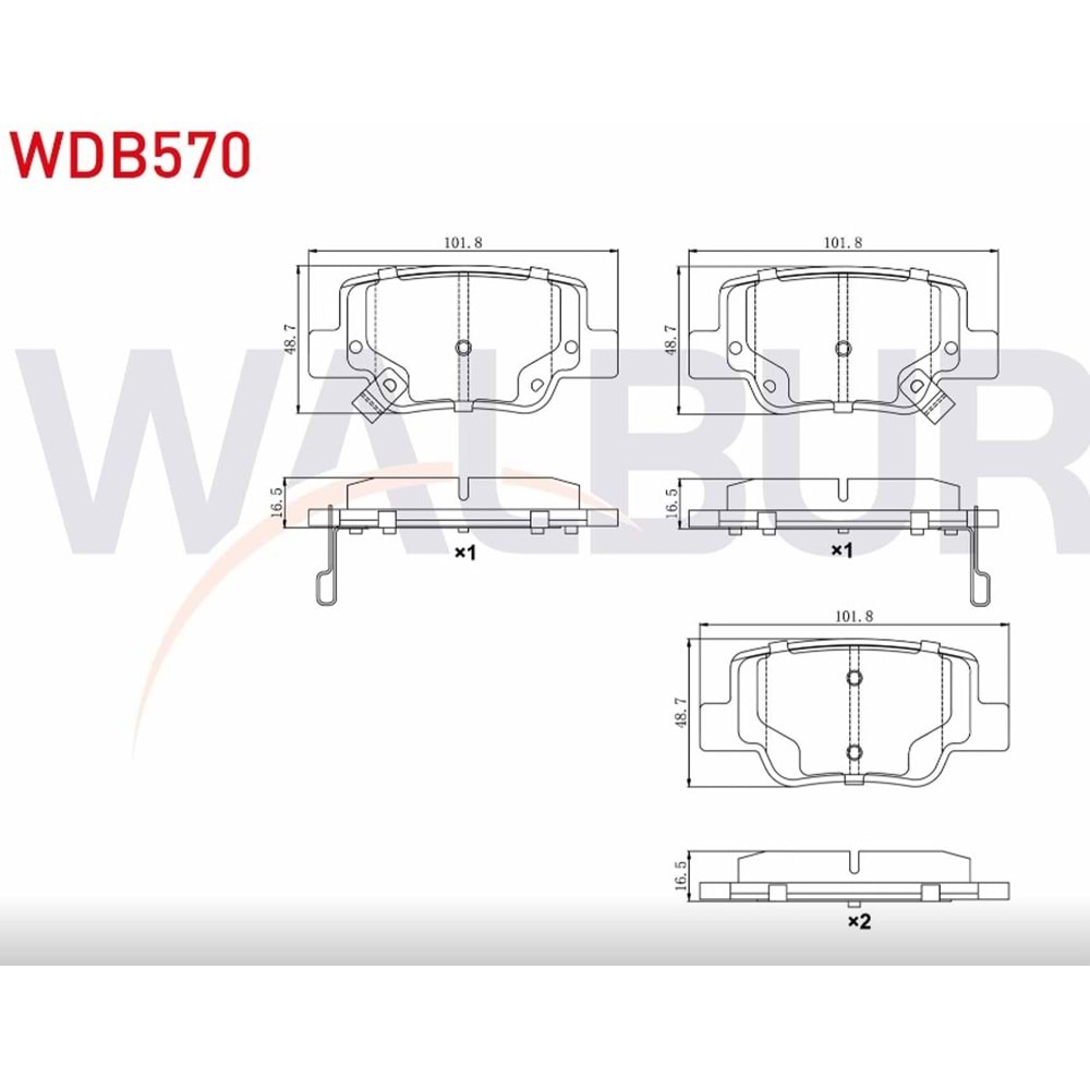 Disk Balata Toyota Verso Arka -
