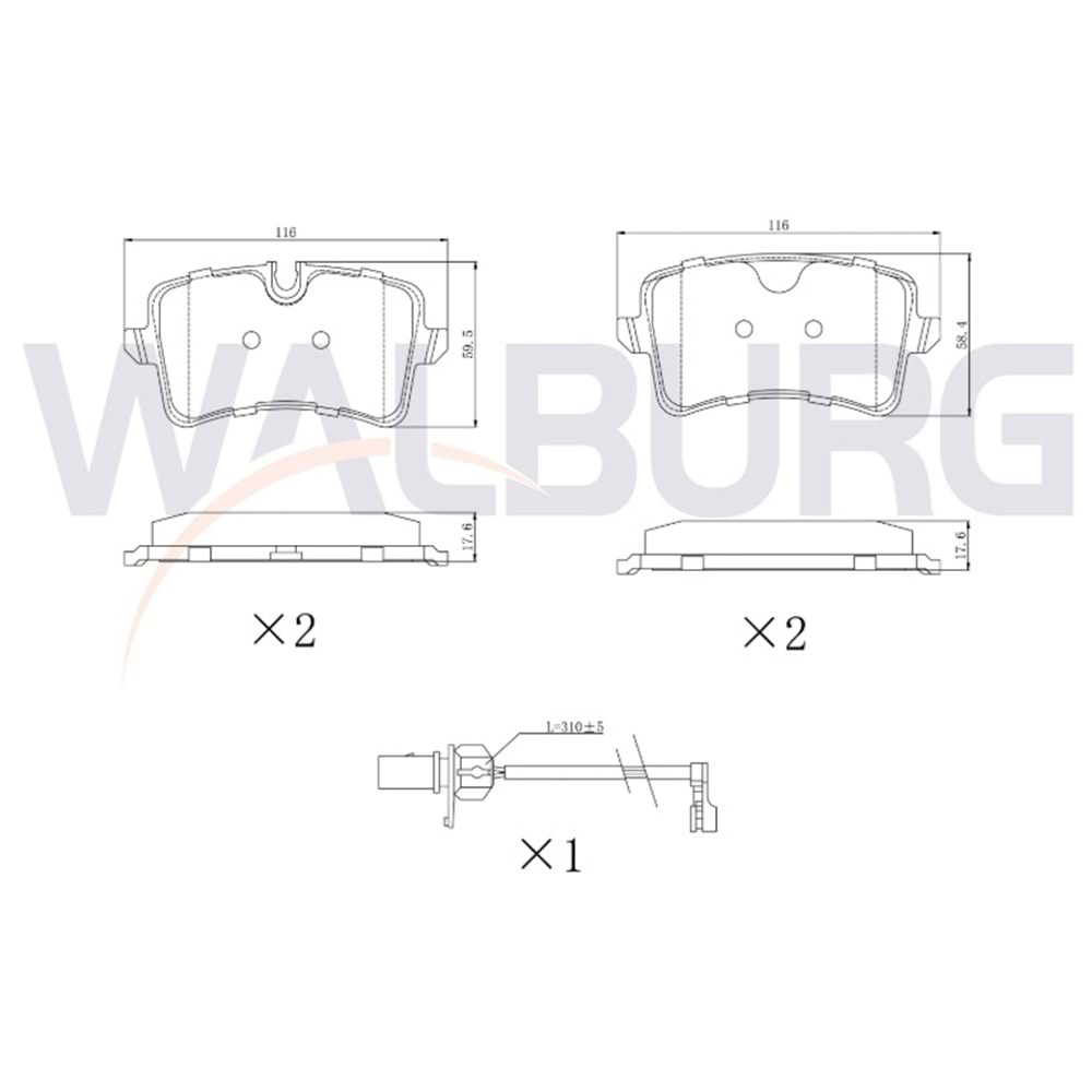 Disk Balata Vw Audi A6 Arka -