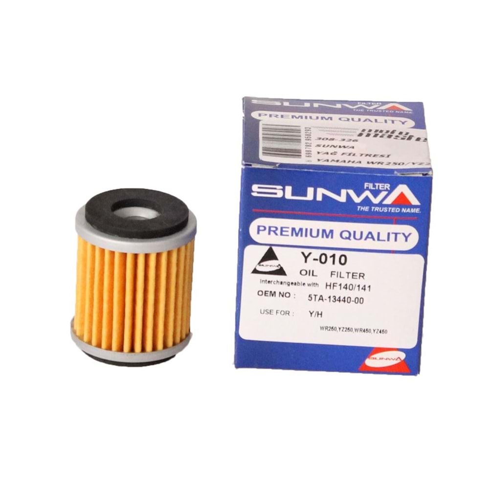 140 SUNWA Y-010 YAĞ FİLTRESİ WR125 09-16 , R125 08-12, X-MAX125, X-MAX300