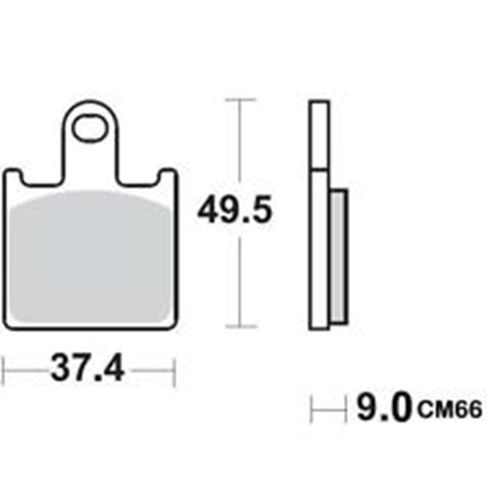 417 SPD DİSK BALATA ORGANİK KAWASAKİ Z1000/ABS (K5046)