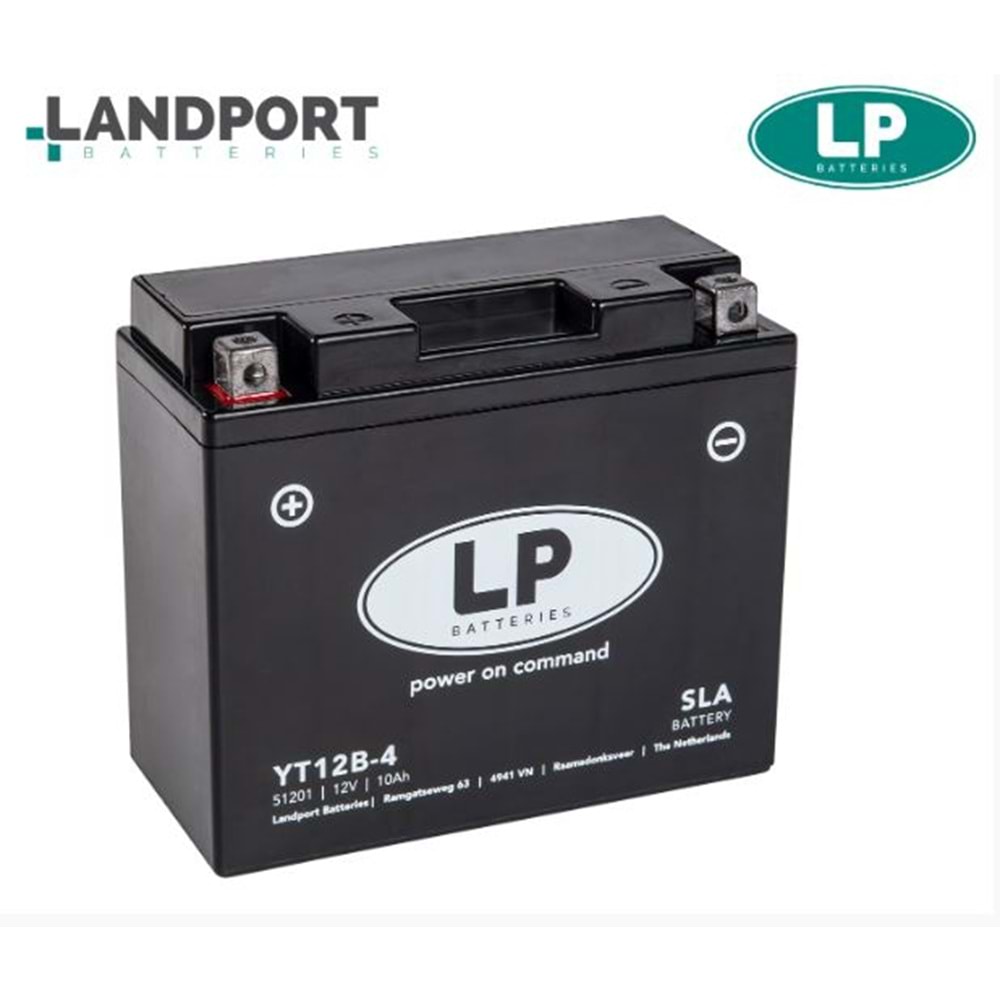 LP YT12B-SLA 12V-10 AMPER 210 CCA BAKIMSIZ AKÜ