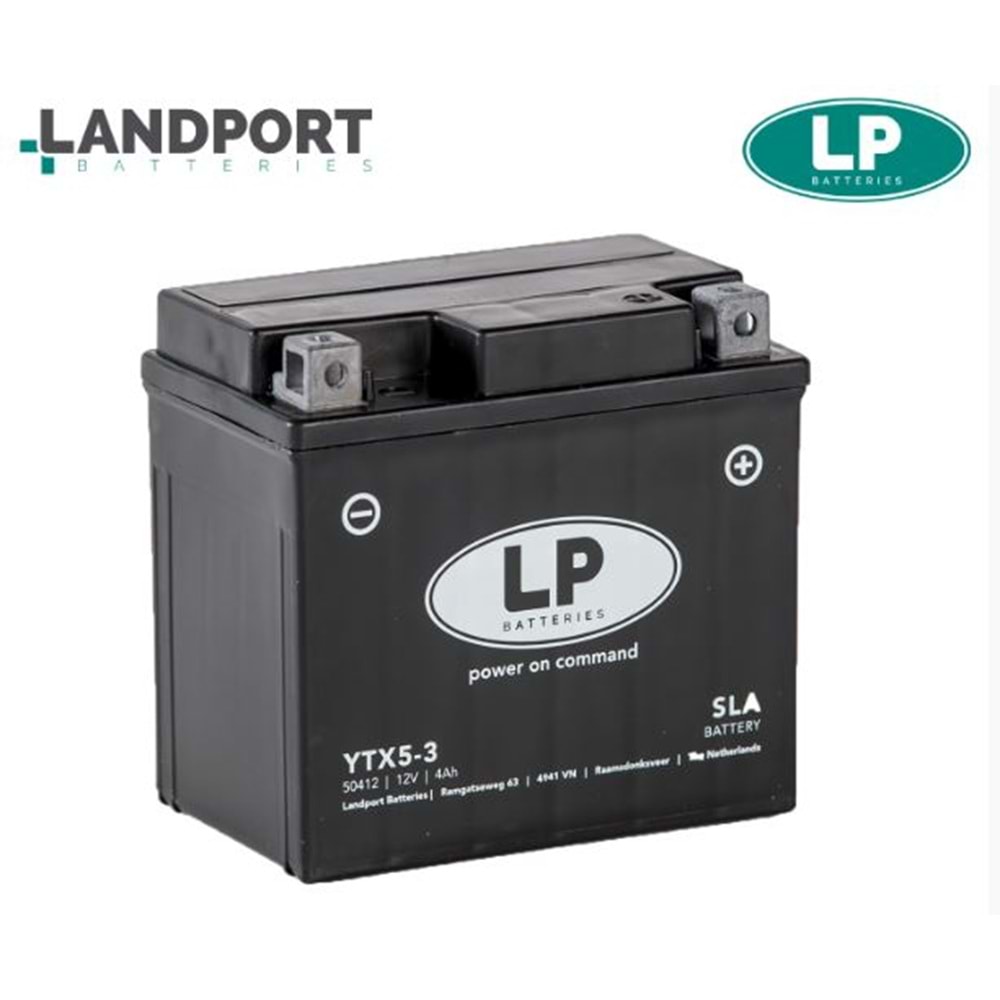 LP YTX5L-SLA 12V-4 AMPER BAKIMSIZ AKÜ