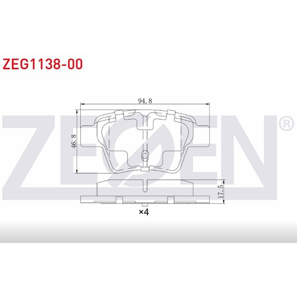 Disk Balata Peugeot 207, 307, Citroen C4 Arka -