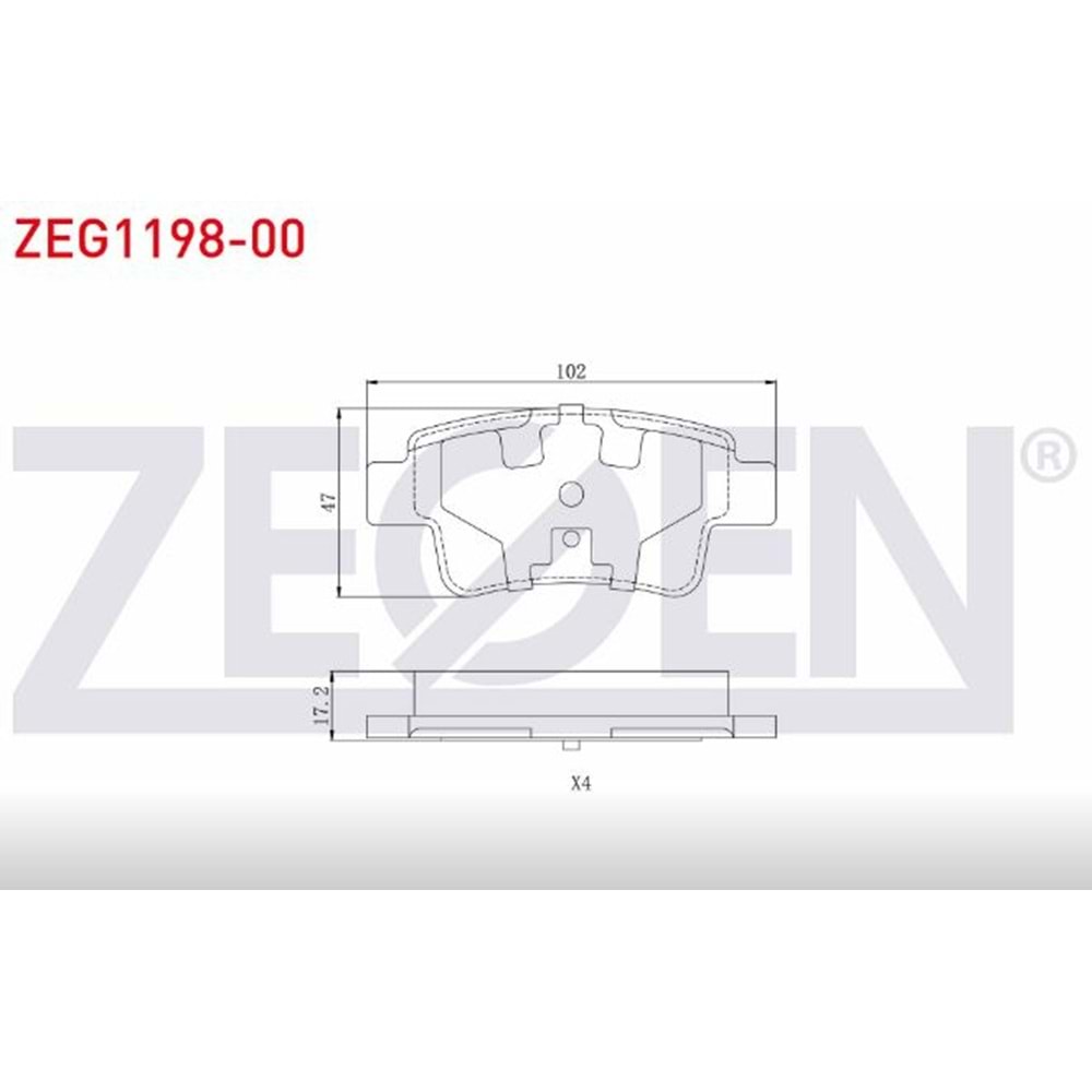 Disk Balata Fiat GrandE Punto (199) 1.4 Arka -