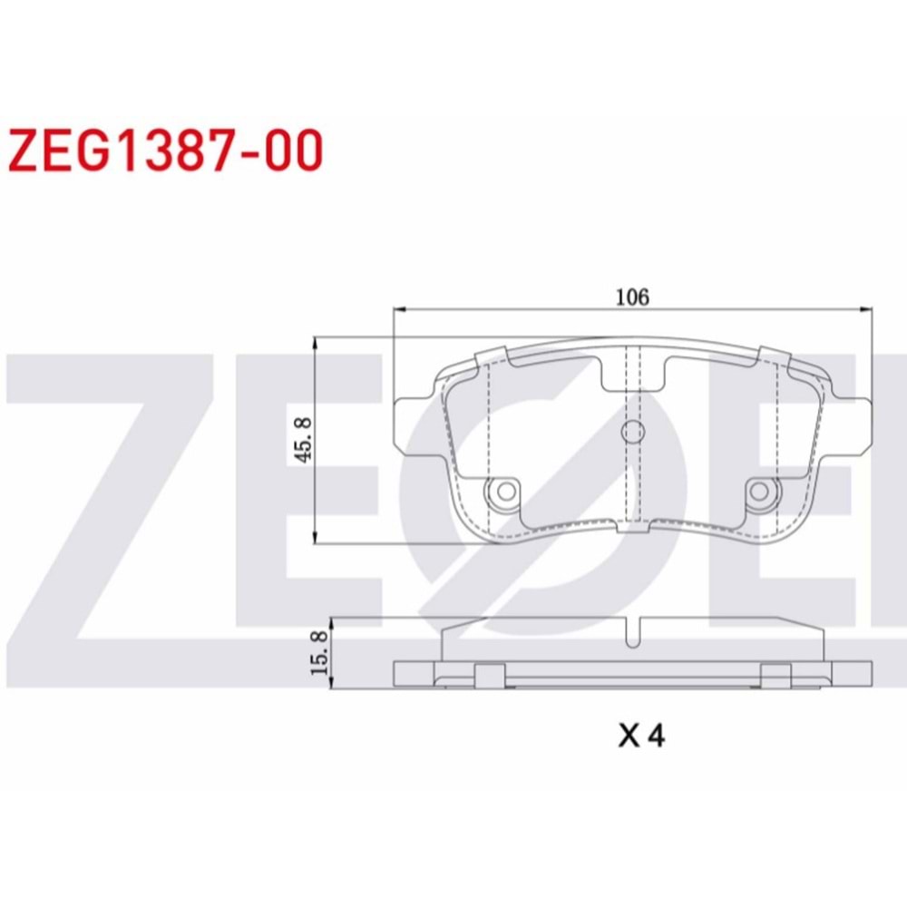 Disk Balata Renault Megane III, Scenic Arka -