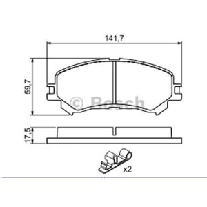 Disk Balata Renault Megane IV, Talisman, Espace V, Qashqai, Kadjar, X-Trail Ön -