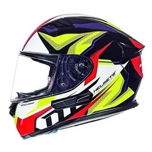 Mt Kre Lookout G4 Gloss Motosiklet Kaskı Sarı - XL