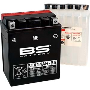 BS BTX14AH-BS 12V-14 AMPER BAKIMSIZ AKÜ