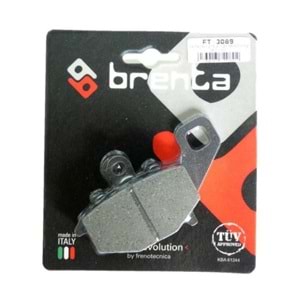 192 BRENTA ORGANİK BALATA ARKA ER6 F, ER6 N, KLE650, ZX6 R, ZX9 R (FT3089)