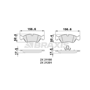 Disk Balata Opel Vectra B, Astra F, Omega Ön -