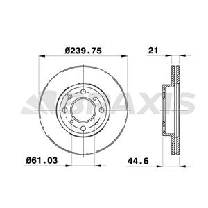 Fren Diski Honda Civic IV, V Euro Ön - 240 MM