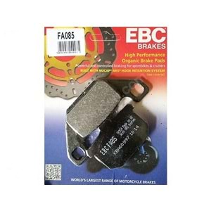 085 EBC ORGANİK BALATA en500 ön, gpz1000 rx ön-arka, vn700 ön (FA085)