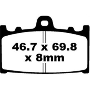 158 EBC SİNTERLİ BALATA (FA158HH)