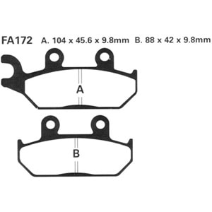 172 EBC SİNTERLİ BALATA (FA172R)