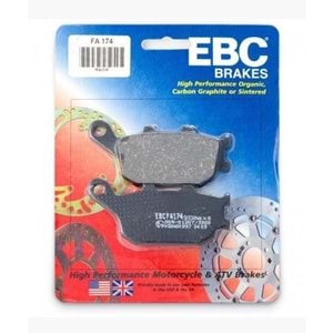 174 EBC ORGANİK BALATA ARKA DL650, NC700, CBR600, FZ1, FZ6, FZ8 (FA174)