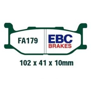 179 EBC SİNTERLİ ÖN FREN BALATASI KYMCO AK550 17-20 , XVS650 DRAG STAR , XV750 VİRAGO (FA179HH)