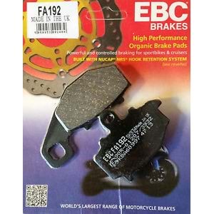 192 EBC ORGANİK BALATA ARKA ER6 F, ER6 N, KLE650, ZX6 R, ZX9 R (FA192)