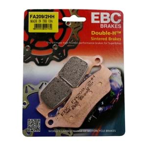 209 EBC SİNTERLİ BALATA F650 ÖN, R1200 ARKA, CB500 ÖN (FA209-2HH )