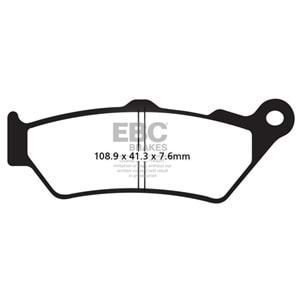 209 EBC SİNTERLİ BALATA F650 ÖN, R1200 ARKA, CB500 ÖN (FA209-2HH )