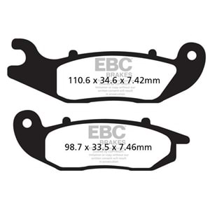 465 EBC KARBON DİSK BALATA ÖN CRF 250 L 13-21, CRF 250 RALLY 17-21, LIBERTY 125 17-18 (FA465TT)