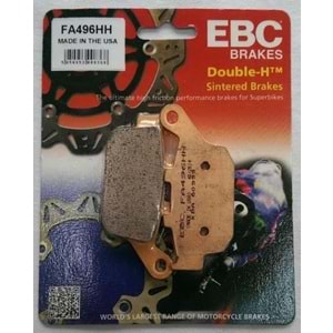 496 EBC SİNTERLİ BALATA ARKA GW250 INAZUMA, NC750 S, X, CBR250 R, RX3İ EVO (FA496HH)