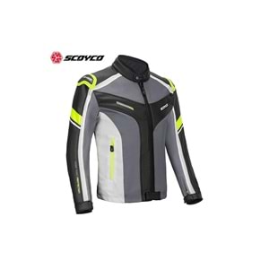 SCOYCO JK152 MEVSİMLİK GRİ BEYAZ MONT (L)