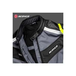 SCOYCO JK152 MEVSİMLİK GRİ BEYAZ MONT (L)