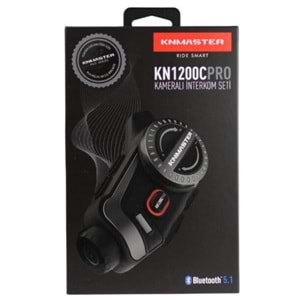 KNMASTER KN1200C Kameralı Motosiklet Bluetooth Intercom Kulaklık Seti
