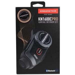 KNMASTER KN1600C PRO Kameralı Motosiklet Kask İnterkom Bluetooth İntercom Kulaklık Seti