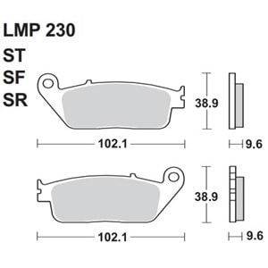 196 AP RACİNG LMP230 SF SİNTERLİ DİSK BALATA