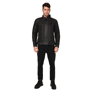 VEXO CARRERA DERİ MEVSİMLİK SİYAH MONT (2XL)