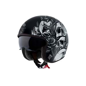 MT Kask Le Mans 2 Breakout Motosiklet Kaskı Mat Siyah - XL Beden