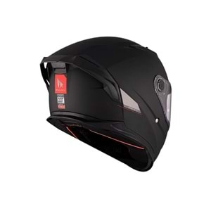 MT Kask Braker A1 Mat Siyah Motosiklet Kask - L Beden