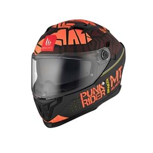 MT Kask Braker Punk Rıder B5 Mat Siyah - XL Beden