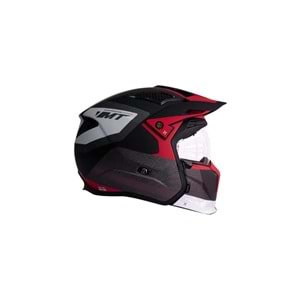 Kask Mt Street Fıghter Sv Totem B15 Mat İnci Kırmızı - S Beden