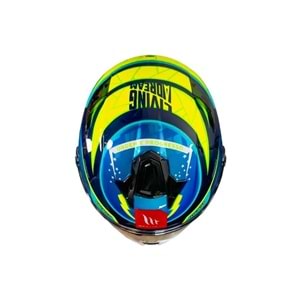 Kask Mt Targo S Dıogo Moreıra C7 Parlak Mavi - XL Beden