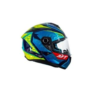 Kask Mt Targo S Dıogo Moreıra C7 Parlak Mavi - XL Beden