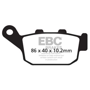 140 EBC Sinterli Balata Arka Honda Foresight 250 00-05 (SFA140HH)
