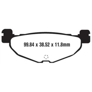 408 EBC ORGANİK DİSK BALATA YAMAHA YP400 S MAJESTY, CP250 (SFA408)