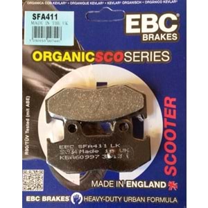 411 EBC ORGANİK BALATA ARKA SUZUKİ AN 400 Burgman 01-06 (SFA411)