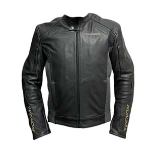 VENOM D2 RACİNG DERİ MEVSİMLİK SİYAH MONT (M)