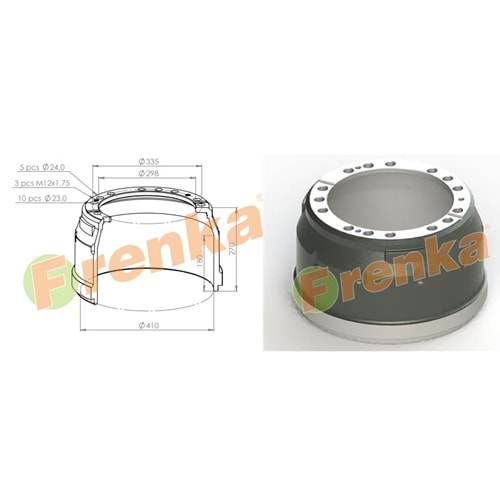 KAMPANA MERCEDES 2626-2628 - FRENKA
