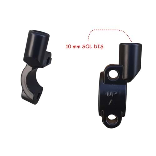 AYNA BAĞLANTI KELEPÇESİ (YARIM) ŞAŞI 10 mm TERS DİŞ