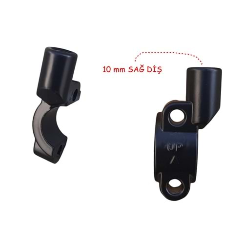 AYNA BAĞLANTI KELEPÇESİ (YARIM) ŞAŞI 10 mm DÜZ DİŞ